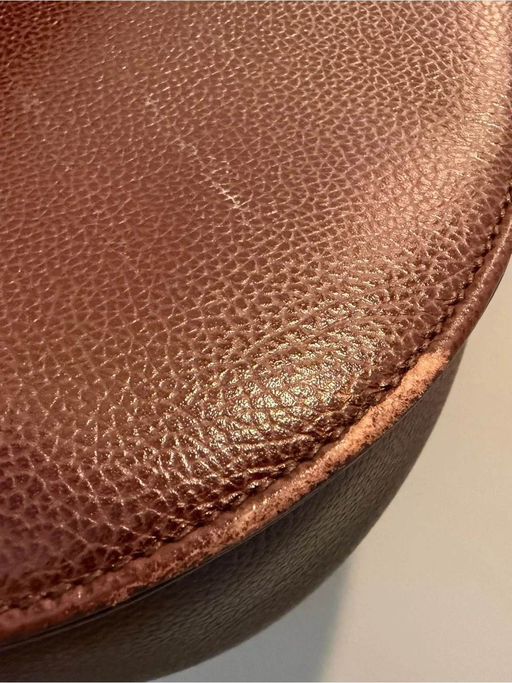 Vintage Coach Classic Brown Turnkey Crossbody Bag